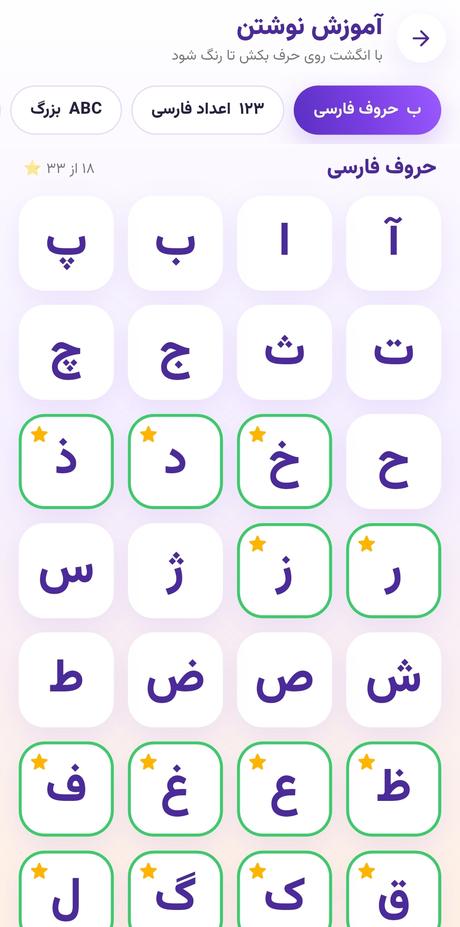 حروف فارسی